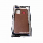 brun Premium læder etui iPhone 11 Mobil tilbehør